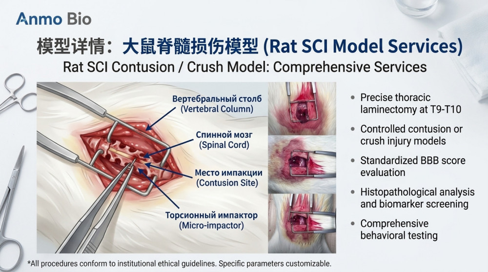 大鼠脊髓损伤模型 (Rat SCI Model)